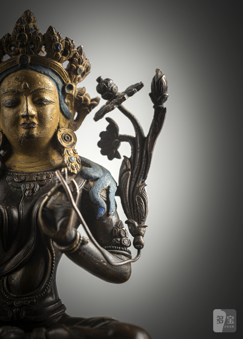 A BRONZE FIGURE OF SYAMATARA - 图2